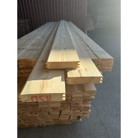   Járófelületű Faházépítő elem/hajópadló északi borovi 45x145 "A-B" minőség