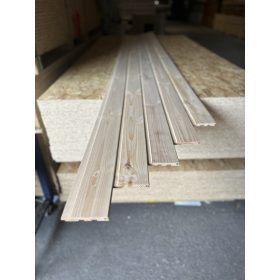   Lambéria borovi 13x96 "B-C" minőség, trapéz mintás 