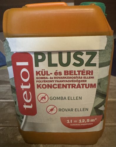 Tetol Plusz favédőszer 5L zöld